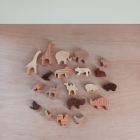 Massief houten dieren 