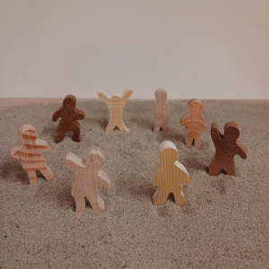 Volk van God, serie 1, massief hout Volk van God, serie 1, massief hout